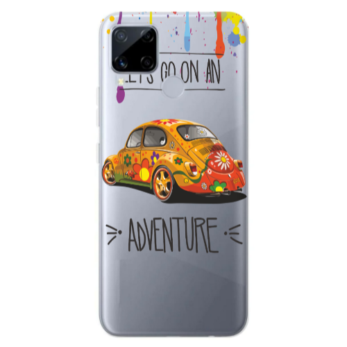 Realme C25S Adventure Transparent Silicone TPU Θήκη