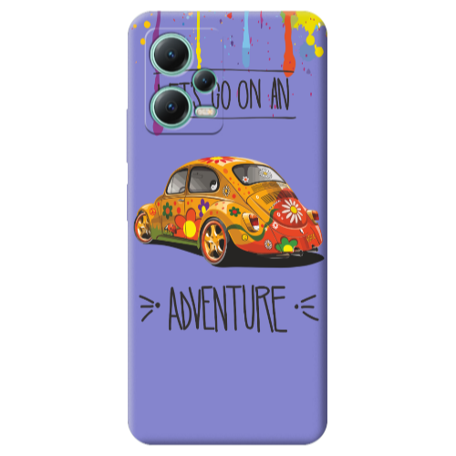 Xiaomi Redmi Note 12 Pro 5G Adventure Purple Colored Silicone TPU Θήκη