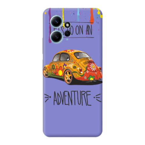 Xiaomi Redmi Note 12 4G Adventure Purple Colored Silicone TPU Θήκη