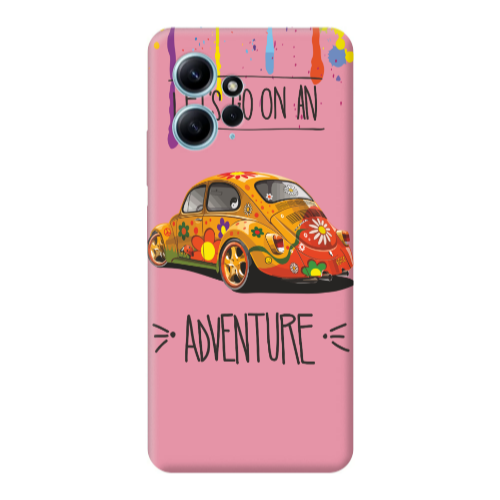 Xiaomi Redmi Note 12 4G Adventure Pink Colored Silicone TPU Θήκη
