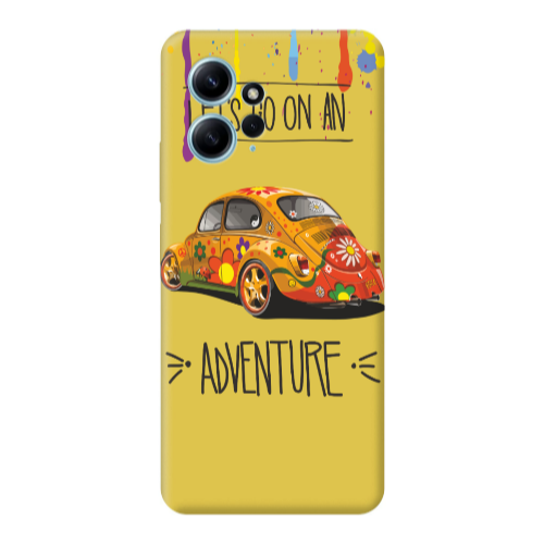 Xiaomi Redmi Note 12 4G Adventure Yellow Colored Silicone TPU Θήκη