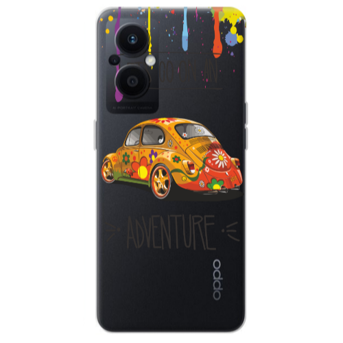 Oppo Reno 7 Lite Adventure Transparent Silicone TPU Θήκη