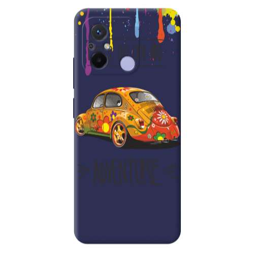 Xiaomi Redmi 12C Adventure Dark blue Colored Silicone TPU Θήκη