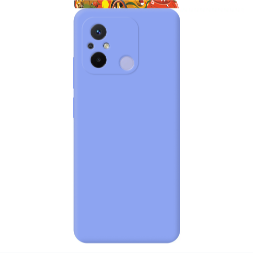 Xiaomi Redmi 12C Adventure Light Purple Colored Silicone TPU Θήκη