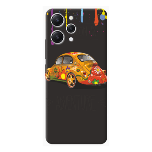 Xiaomi Redmi 12 Adventure Black Colored Silicone TPU Θήκη