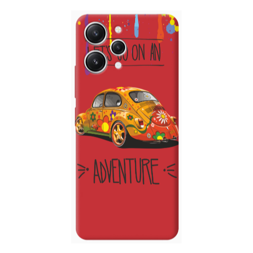 Xiaomi Redmi 12 Adventure Red Colored Silicone TPU Θήκη