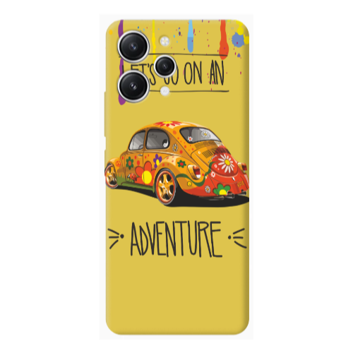 Xiaomi Redmi 12 Adventure Yellow Colored Silicone TPU Θήκη