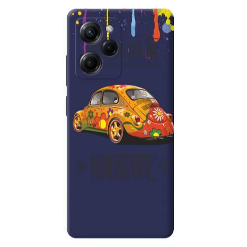 Xiaomi Poco X5 Pro Adventure Dark blue Colored Silicone TPU Θήκη