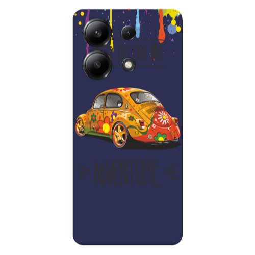 Xiaomi Redmi Note 13 4G Adventure Dark blue Colored Silicone TPU Θήκη