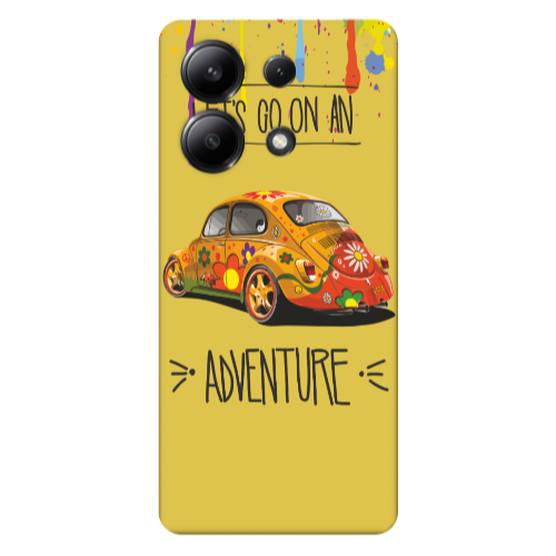 Xiaomi Redmi Note 13 4G Adventure Yellow Colored Silicone TPU Θήκη
