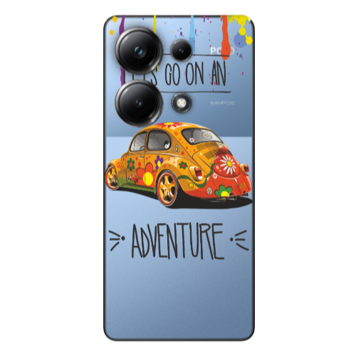 Xiaomi Poco M6 Pro 4G Adventure Transparent Silicone TPU Θήκη