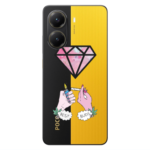 Xiaomi Poco X7 Pro Mixed up Transparent Silicone TPU Θήκη