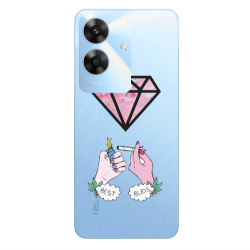Realme Note 60 Mixed up Transparent Silicone TPU Θήκη