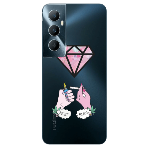 Realme C65 Mixed up Transparent Silicone TPU Θήκη