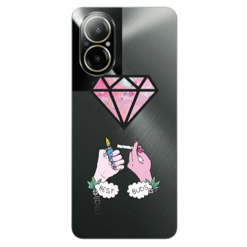 Realme C67 Mixed up Transparent Silicone TPU Θήκη