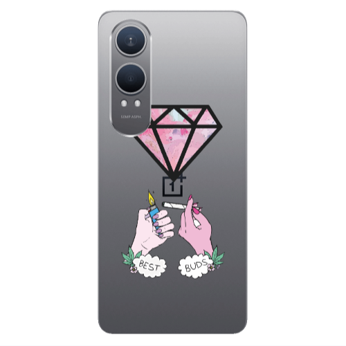 Oneplus Nord Ce 4 lite Best buds Transparent Silicone TPU Θήκη