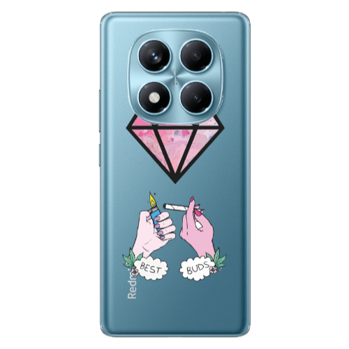 Xiaomi Redmi Note 14 Pro Mixed up Transparent Silicone TPU Θήκη