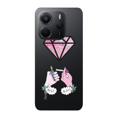 Xiaomi Redmi Note 14 Mixed up Transparent Silicone TPU Θήκη