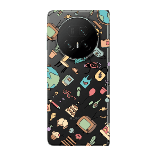 Honor Magic V5 Best buds Transparent Silicone TPU Θήκη