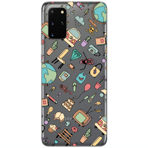 Samsung S20 Plus Mixed up Transparent Silicone TPU Θήκη