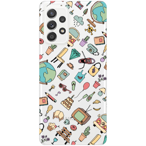 Samsung A33 Mixed up Transparent Silicone TPU Θήκη