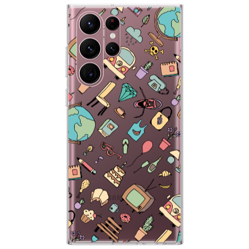 Samsung S22 Ultra Mixed up Transparent Silicone TPU Θήκη