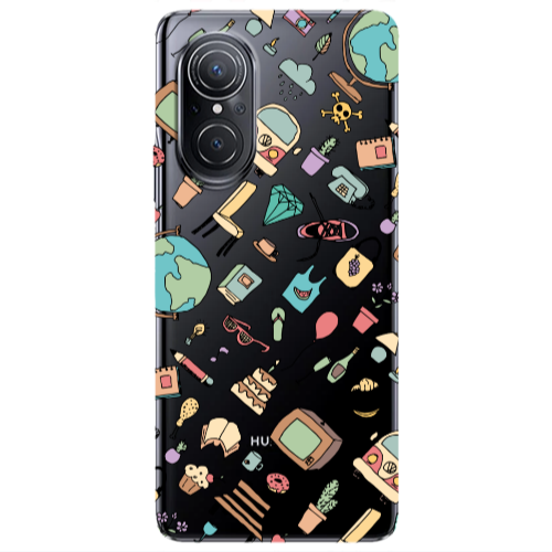 Huawei Nova 9 SE Best buds Transparent Silicone TPU Θήκη