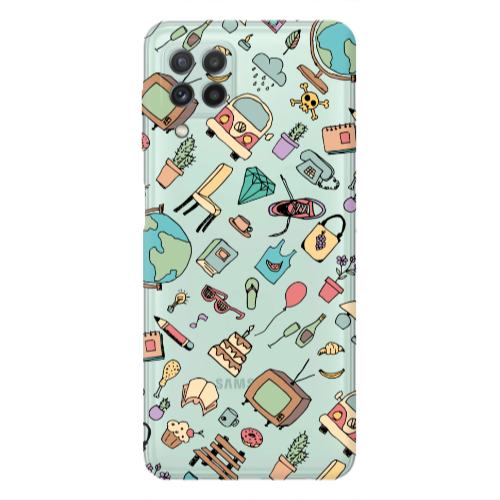 Samsung A22 4G Mixed up Transparent Silicone TPU Θήκη