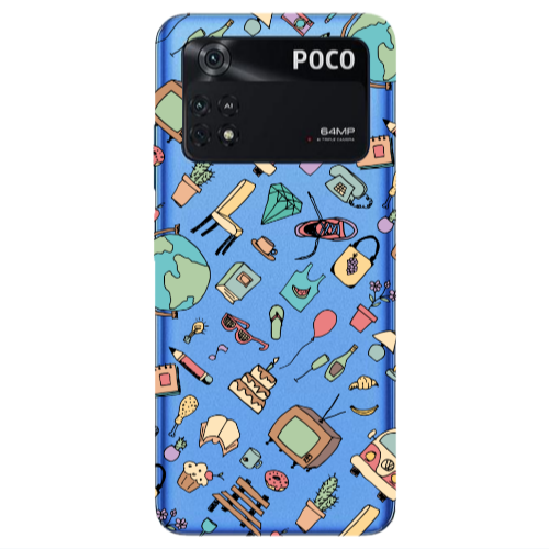 Xiaomi Poco M4 Pro 4G Mixed up Transparent Silicone TPU Θήκη