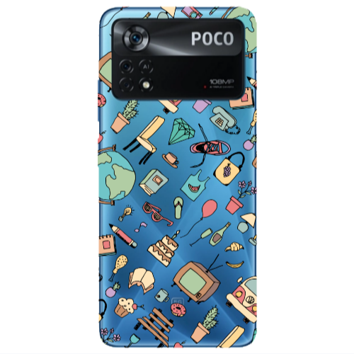 Xiaomi Poco X4 Pro Mixed up Transparent Silicone TPU Θήκη