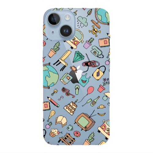 Apple iPhone 14 Plus Best buds Transparent Silicone TPU Θήκη