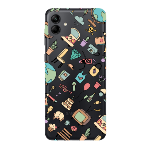 Samsung A04 Mixed up Transparent Silicone TPU Θήκη