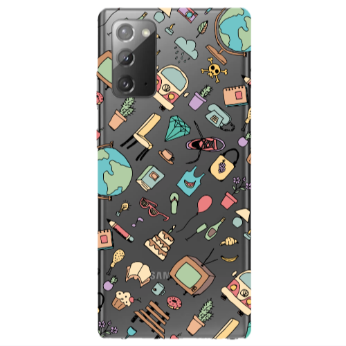 Samsung Note 20 Mixed up Transparent Silicone TPU Θήκη