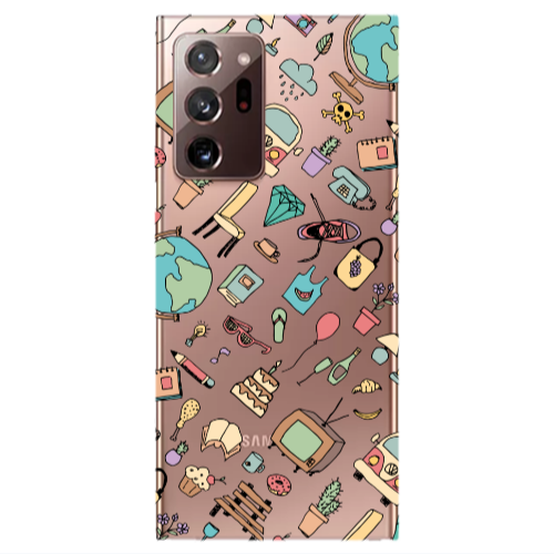 Samsung Note 20 Ultra Mixed up Transparent Silicone TPU Θήκη