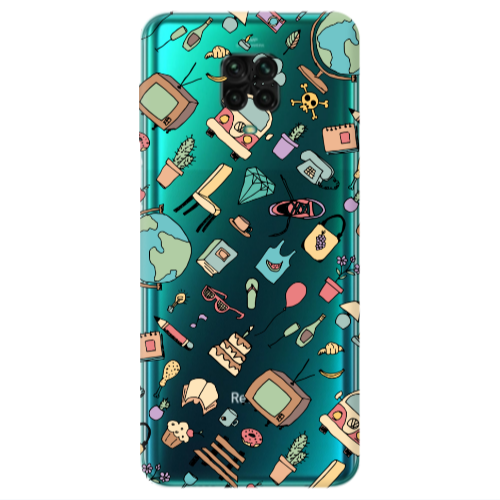 Xiaomi Redmi Note 9S Mixed up Transparent Silicone TPU Θήκη