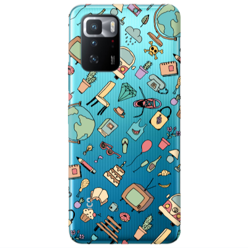 Xiaomi Poco X3 GT Mixed up Transparent Silicone TPU Θήκη