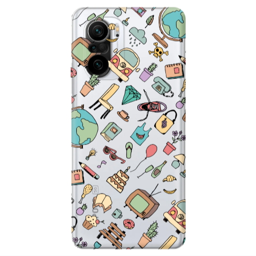 Xiaomi Poco F3 Mixed up Transparent Silicone TPU Θήκη