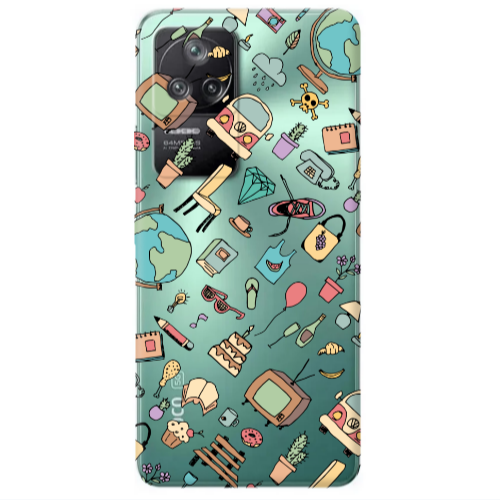 Xiaomi Poco F4 Mixed up Transparent Silicone TPU Θήκη