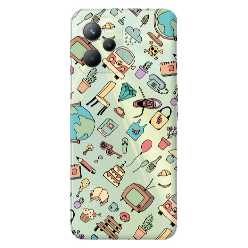 Realme C35 Mixed up Transparent Silicone TPU Θήκη