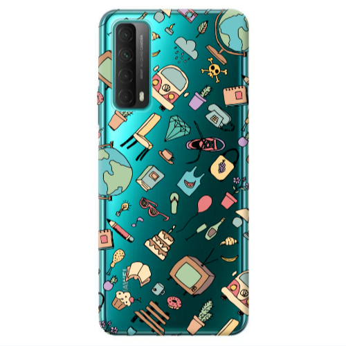 Huawei P Smart 2021 Best buds Transparent Silicone TPU Θήκη