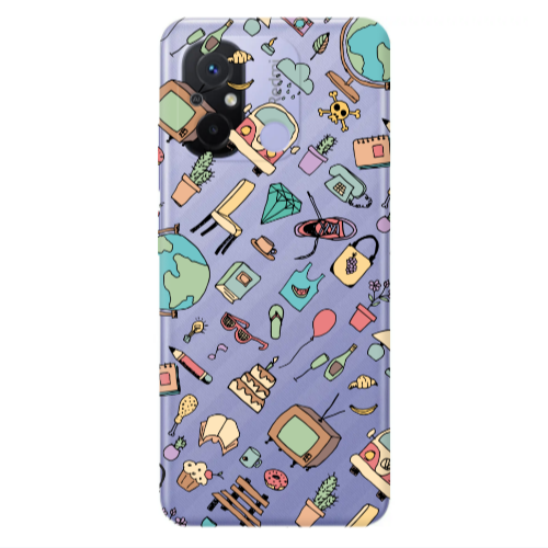 Xiaomi Redmi 12C Mixed up Transparent Silicone TPU Θήκη
