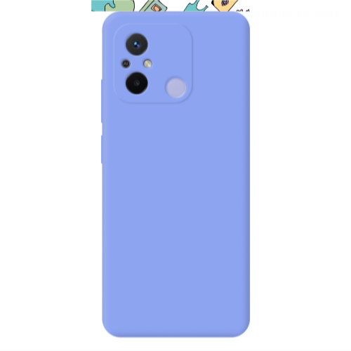 Xiaomi Redmi 12C Mixed up Light Purple Colored Silicone TPU Θήκη