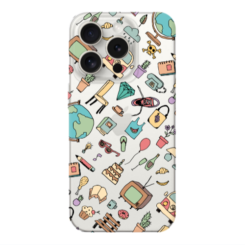 Apple iPhone 15 Pro Best buds Transparent Silicone TPU Θήκη