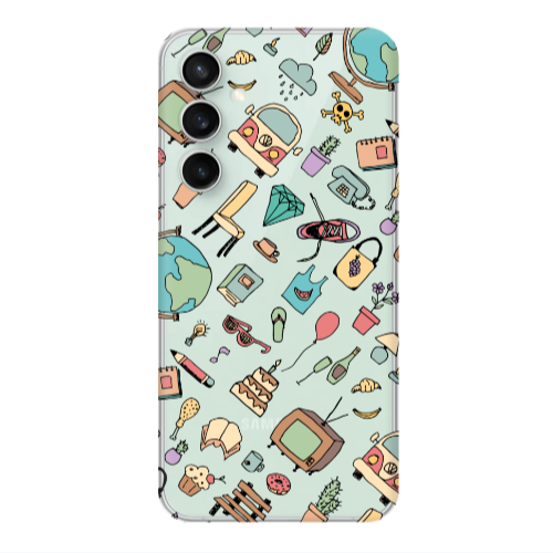 Samsung S23FE Mixed up Transparent Silicone TPU Θήκη