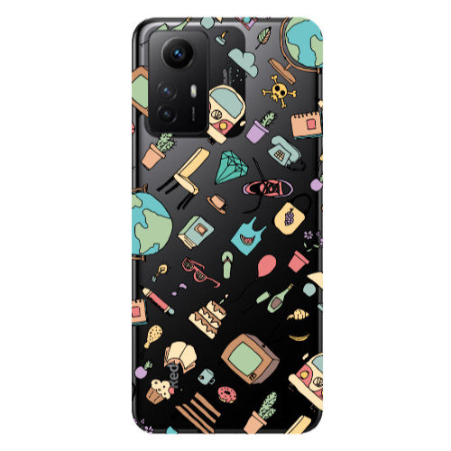 Xiaomi Redmi Note 12s Mixed up Transparent Silicone TPU Θήκη