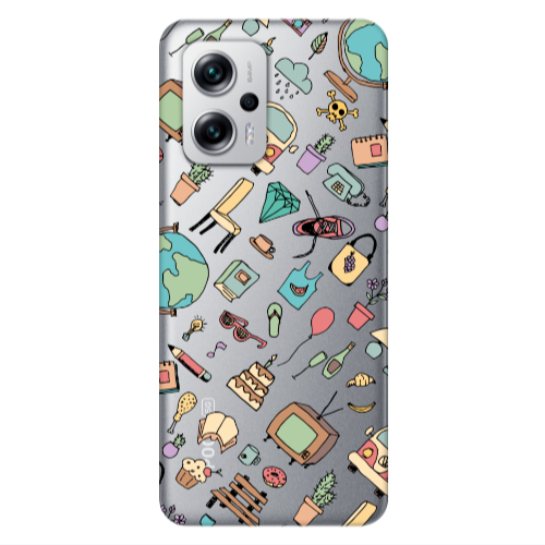 Xiaomi Poco X4 GT Mixed up Transparent Silicone TPU Θήκη