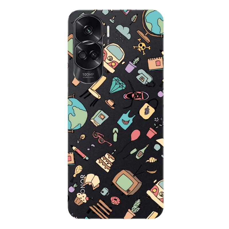 Honor 90 Lite 5G Best buds Transparent Silicone TPU Θήκη