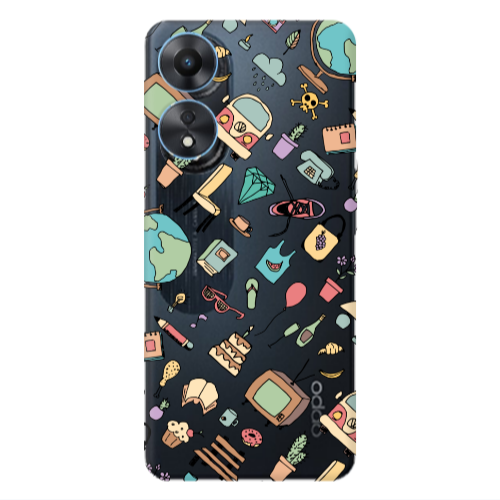 Oppo A 98 Best buds Transparent Silicone TPU Θήκη