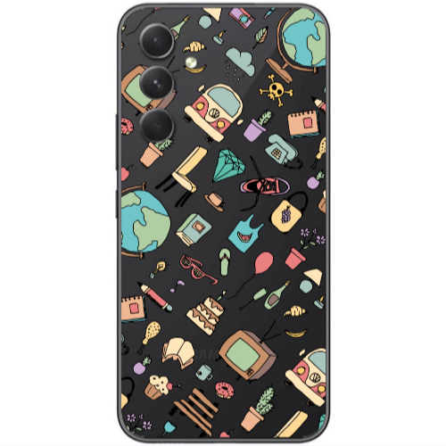 Samsung Galaxy A25 Mixed up Transparent Silicone TPU Θήκη