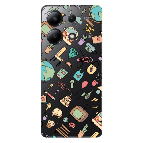 Xiaomi Redmi Note 13 4G Mixed up Transparent Silicone TPU Θήκη